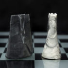 Kinight - Porcelain chess set