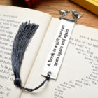 Wren and robin pewter bookmark gifts