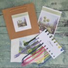 Allium Meadow Embroidery Kit contents
