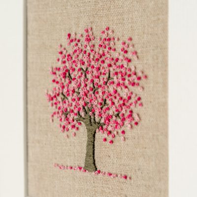 Cherry Blossom Tree Embroidery Kit- Jo Butcher