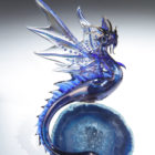 Dragon on agate