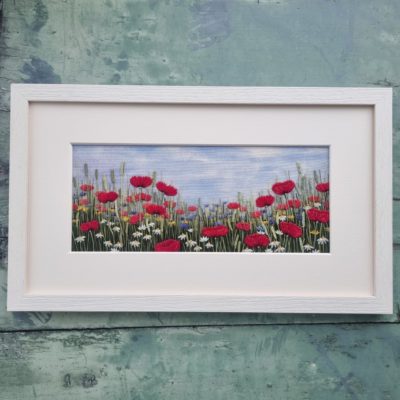 Poppy, Daisy & Cornflower Meadow Embroidery Kit