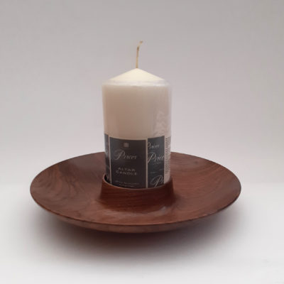 Walnut Candle holder 1