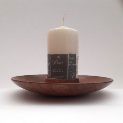 Walnut Candleholder