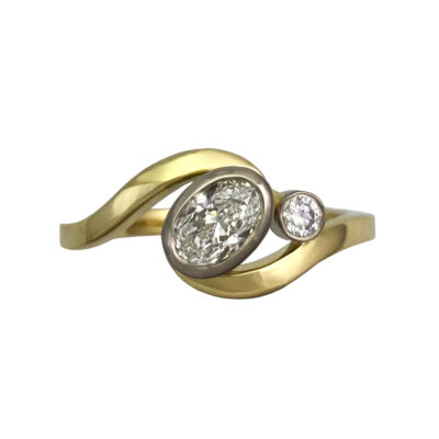 oval diamond engagement ring