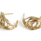 Gold plate wire hoops